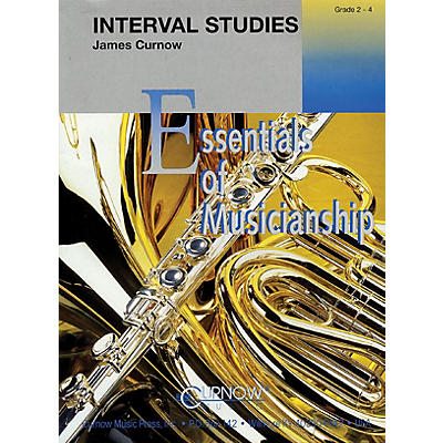 Curnow Music Interval Studies (Grade 2 to 4 - Score and Parts) Concert Band Level 2-4 Composed by James Curnow