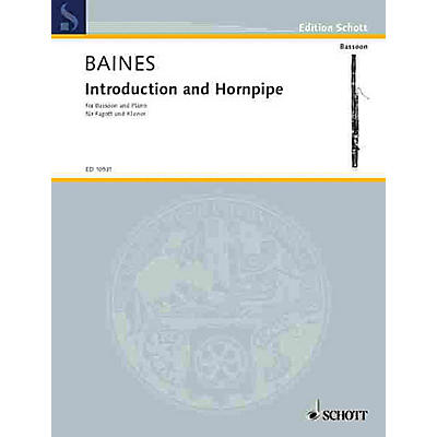 Schott Introduction and Hornpipe (Bassoon with Piano Accompaniment) Schott Series