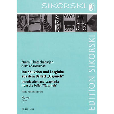SIKORSKI Introduction and Lezhginka from the Ballet 'Gayaneh' for Piano