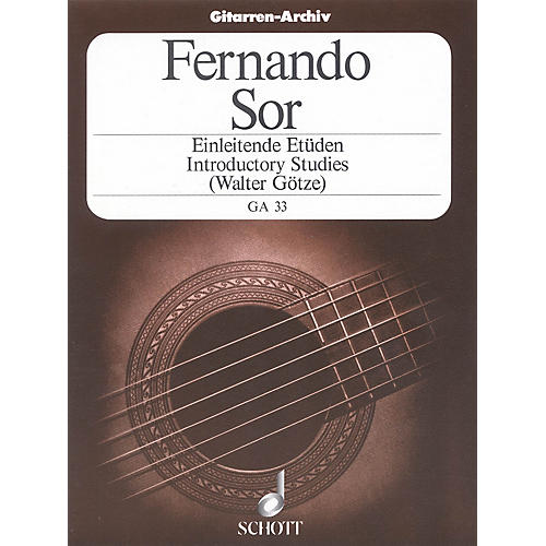Introductory Etudes, Op. 60 (Guitar Solo) Schott Series