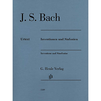 G. Henle Verlag Inventions and Sinfonias Henle Music Folios Series Softcover