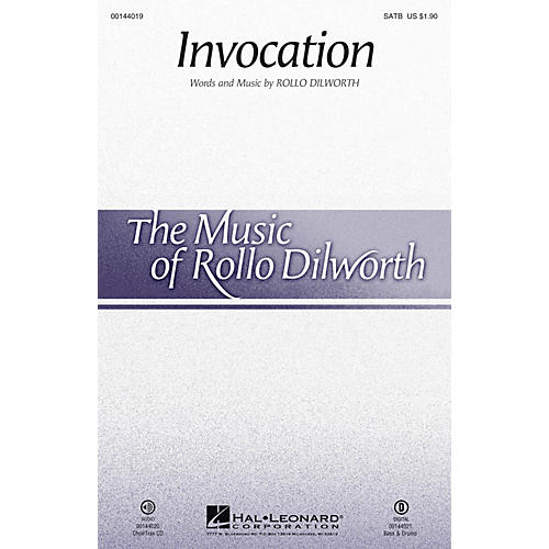 Hal Leonard Invocation CHOIRTRAX CD Composed by Rollo Dilworth