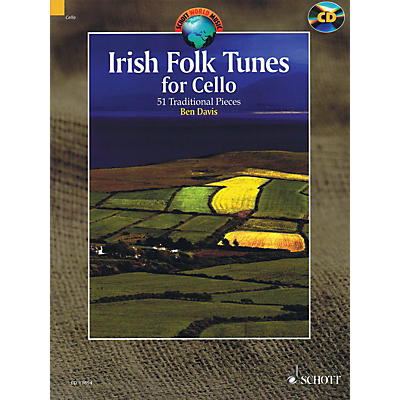Schott Irish Folk Tunes for Cello (51 Traditional Pieces) String Series Softcover with CD