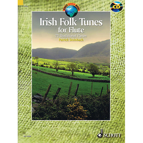 Irish Folk Tunes for Flute Schott Series Softcover with CD