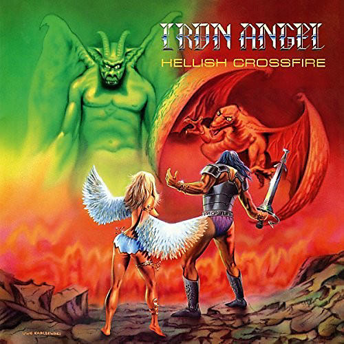 Iron Angel - Hellish Crossfire (Piss Yellow Vinyl)