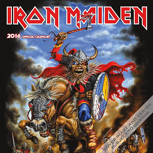 Iron Maiden 2016 Calendar Square 12 x 12 In.