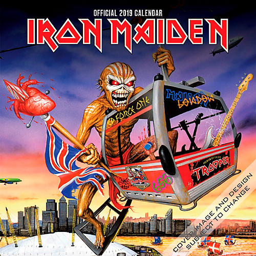 Iron Maiden 2019 Calendar