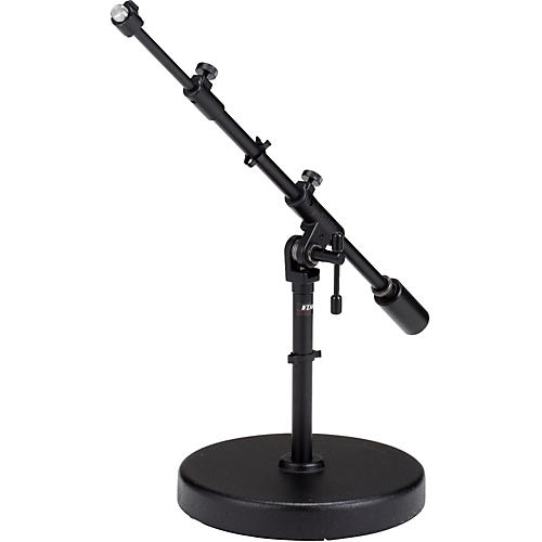 TAMA Iron Works Studio Round Base Extra Low-Profile Telescoping Boom Stand Black