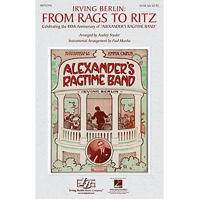 Hal Leonard Irving Berlin: From Rags to Ritz (Medley) SATB arranged by Paul Murtha