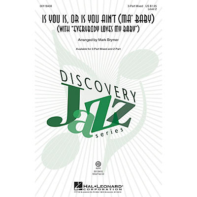 Hal Leonard Is You Is or Is You Ain't (Ma' Baby) 2-Part Arranged by Mark Brymer