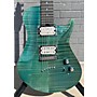 Used Warrior Isabella Solid Body Electric Guitar TEAL FLAME