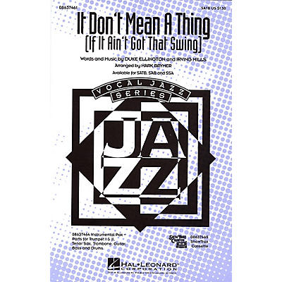 Hal Leonard It Don't Mean a Thing SATB arranged by Mark Brymer