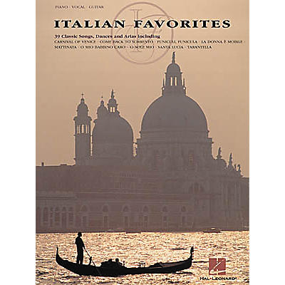 Hal Leonard Italian Favorites Piano, Vocal, Guitar Songbook