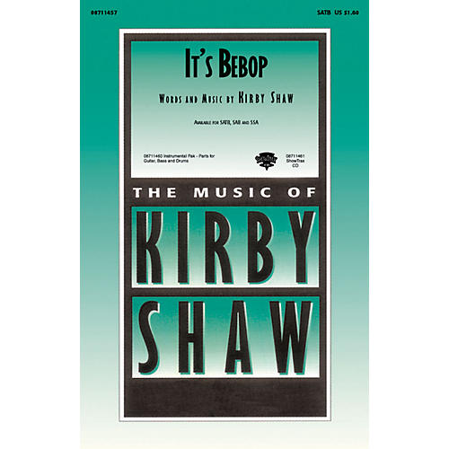 Hal Leonard It's Bebop SAB Composed by Kirby Shaw