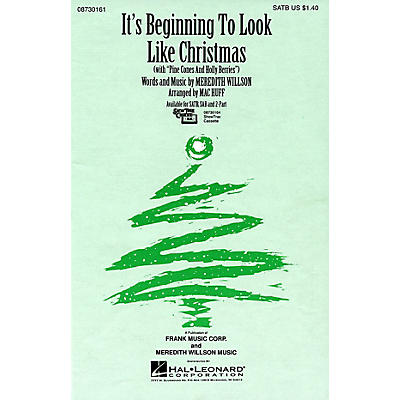 Hal Leonard It's Beginning To Look Like Christmas (with Pine Cones and Holly Berries) SAB Arranged by Mac Huff