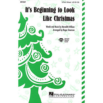 Hal Leonard It's Beginning to Look Like Christmas 2-Part Arranged by Roger Emerson