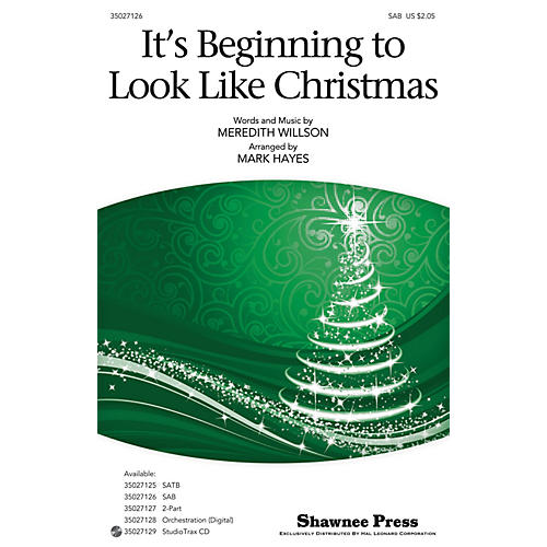 Shawnee Press It's Beginning to Look Like Christmas Studiotrax CD Arranged by Mark Hayes