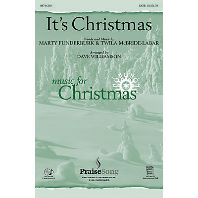 PraiseSong It's Christmas! SATB arranged by Dave Williamson