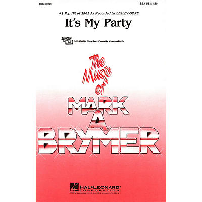 Hal Leonard It's My Party ShowTrax CD by Lesley Gore Arranged by Mark Brymer