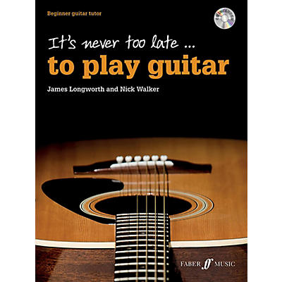 Alfred It's Never Too Late . . . to Play Guitar Book & CD Beginner