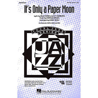 Hal Leonard It's Only a Paper Moon Combo Parts Arranged by Kirby Shaw