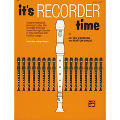 Alfred It's Recorder Time Book