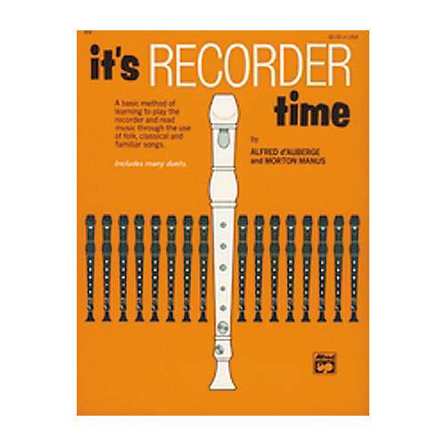 Alfred It's Recorder Time Book