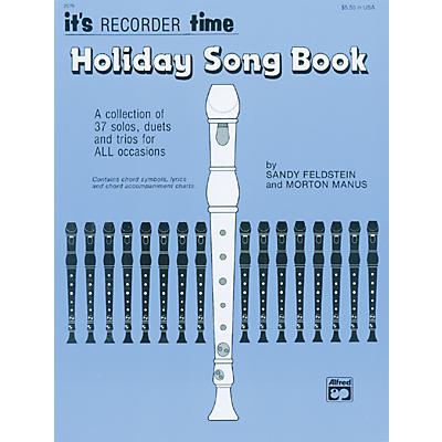 Alfred Its Recorder Time: Holiday Songbook