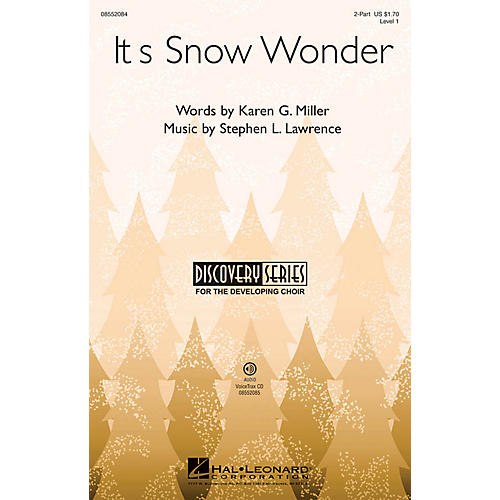 Hal Leonard It's Snow Wonder (Discovery Level 1) VoiceTrax CD Composed by Stephen Lawrence
