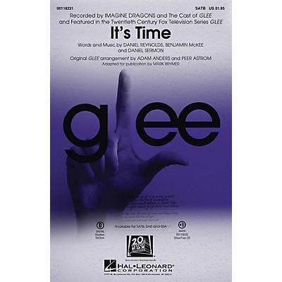 Hal Leonard It's Time SAB by Glee Cast Arranged by Adam Anders