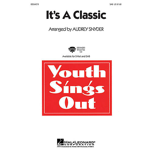 Hal Leonard It's a Classic SAB arranged by Audrey Snyder