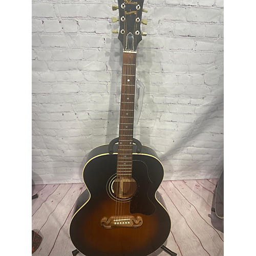 Gibson J-100 Acoustic Electric Guitar Vintage Sunburst