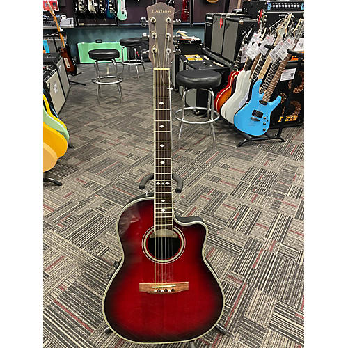 Dillion J-10E Acoustic Electric Guitar RED BURST