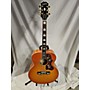 Used Epiphone J-200 Acoustic Guitar Trans Orange