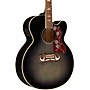 Epiphone J-200 EC Studio Acoustic-Electric Guitar - Transparent Ebony Burst