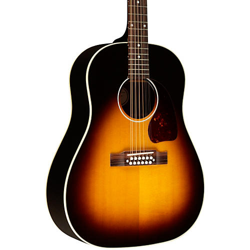 Gibson J-45 Standard 12-String Acoustic-Electric Guitar Vintage Sunburst Vintage Sunburst