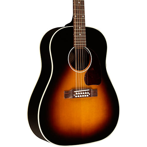 Gibson J-45 Standard 12-String Acoustic-Electric Guitar Vintage Sunburst Vintage Sunburst