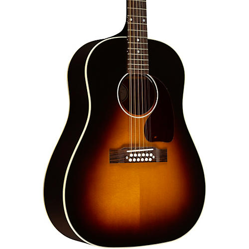 Gibson J-45 Standard 12-String Acoustic-Electric Guitar Vintage Sunburst Vintage Sunburst