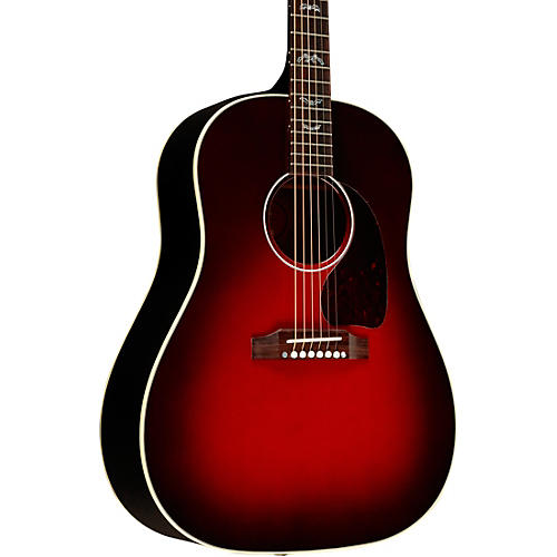 Gibson J-45 Standard Bats Limited-Edition Acoustic-Electric Guitar Blood Red Burst