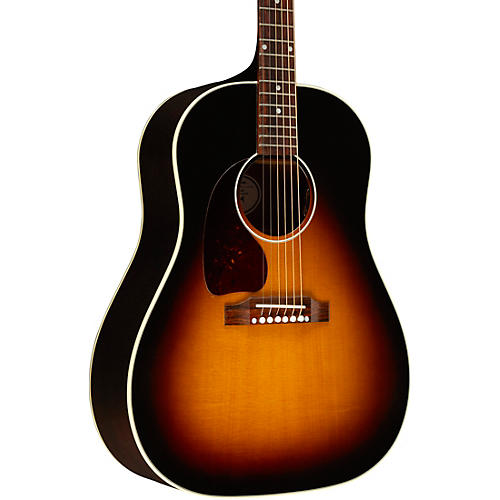 Gibson J-45 Standard Left-Handed Acoustic-Electric Guitar Vintage Sunburst