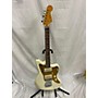 Used Squier J Mascis Jazzmaster Solid Body Electric Guitar Antique White