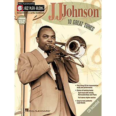 Hal Leonard J.J. Johnson (Jazz Play-Along Volume 152) Jazz Play Along Series Softcover with CD by J.J. Johnson