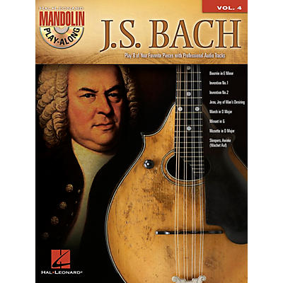 Hal Leonard J.S. Bach - Mandolin Play-Along Vol. 4 Book/CD