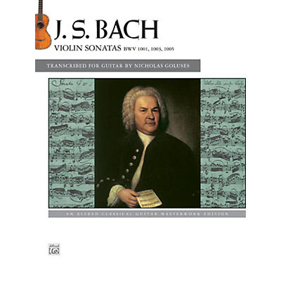 Alfred J.S. Bach - Violin Sonatas BWV 1001, 1003, 1005 Guitar Book