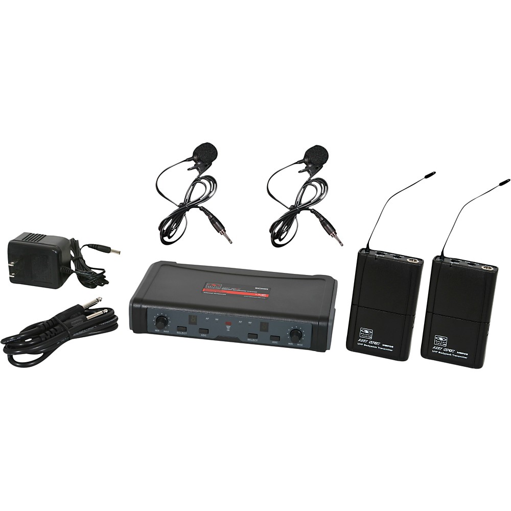 Nady 401X Quad WHT Handheld VHF Wireless Microphone System Set E4