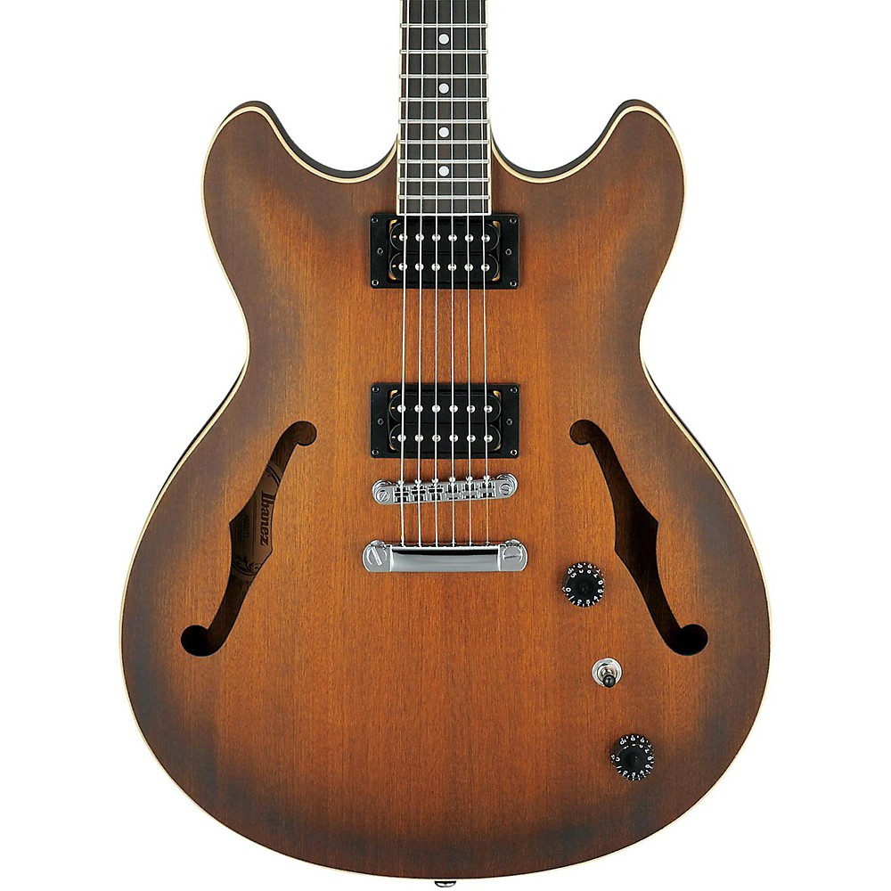 Ibanez Artcore Series As53 Semi-Hollow Electric Guitar Flat Tobacco