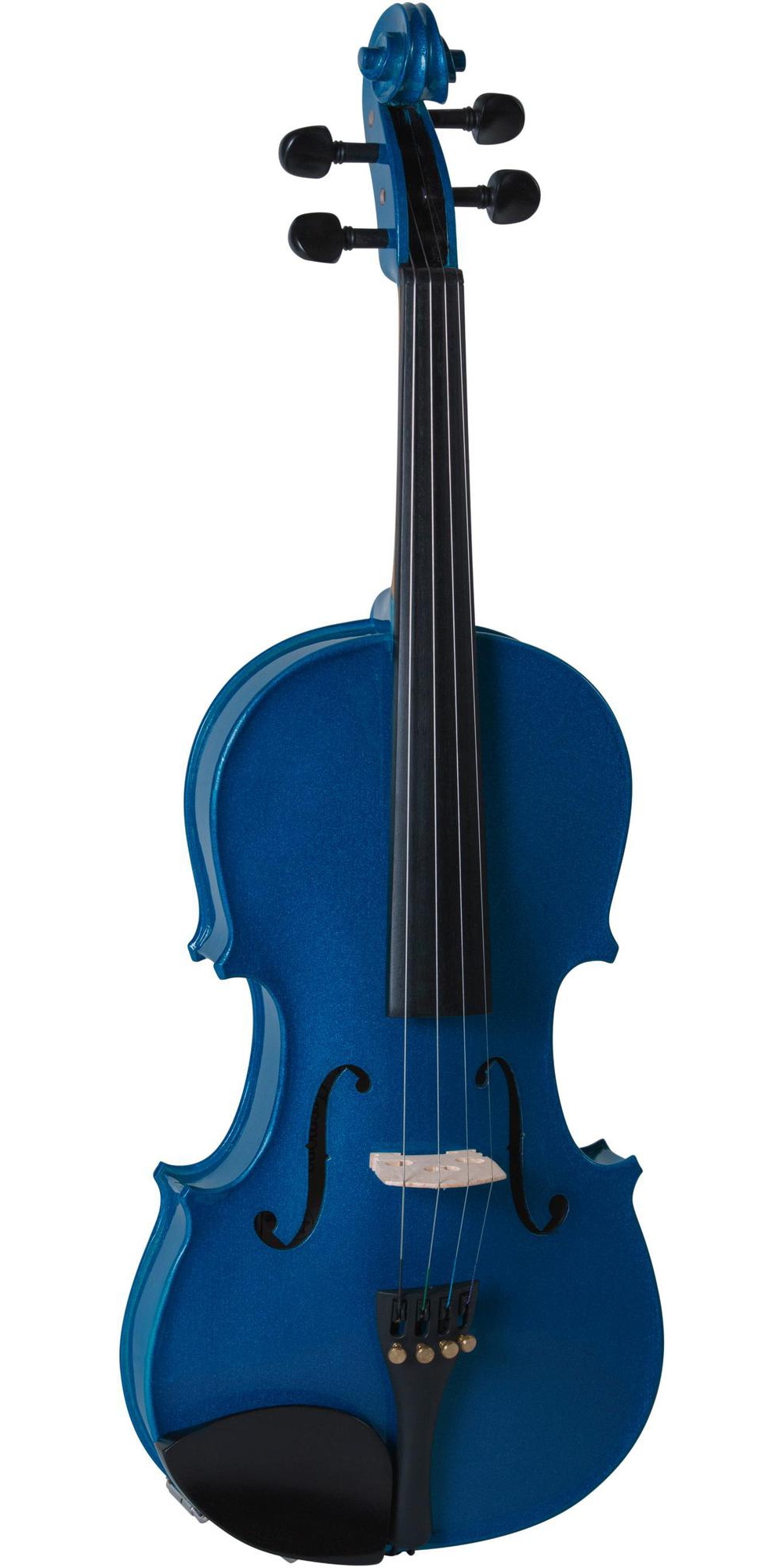 Cremona SV-130BU Series Sparkling Blue Violin Outfit 4/4 Size