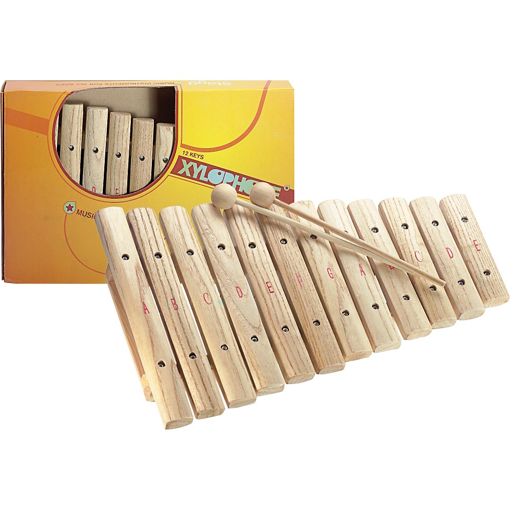 Stagg Xylophone, 12 Keys, A-Es - Classroom Musical Instruments - XYLO-J12