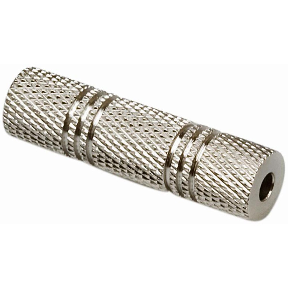 Hosa Stereo 3.5mm Female TRS to Stereo 3.5mm Female TRS Couplers - Cables & Snakes - GMM303 Silver