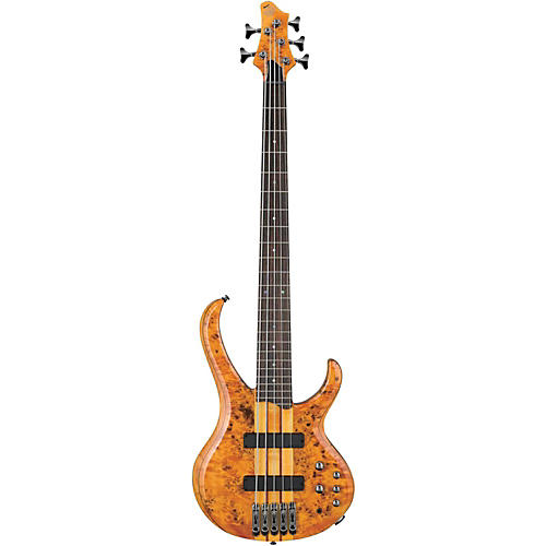 Ibanez BTB 5-String Bass Guitar Amber | Musician's Friend